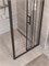 BELBAGNO Uno-195 Душевой уголок прямоугольный размер 90x100 см, двери раздвижные, профиль - черный матовый / стекло - прозрачное UNO-195-AHF-31-90/100-C-NERO