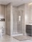 BELBAGNO Uno-195 Душевая дверь в нишу ширина 100 см, двери раздвижные, профиль - сатин / стекло - прозрачное UNO-195-BF-3-100-C-IN