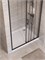 BELBAGNO Uno-195 Душевая дверь в нишу ширина 100 см, двери раздвижные, профиль - черный матовый / стекло - прозрачное UNO-195-BF-3-100-C-NERO