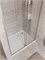 BELBAGNO Uno-195 Душевая дверь в нишу ширина 90 см, двери раздвижные, профиль - сатин / стекло - прозрачное UNO-195-BF-3-90-C-IN