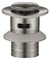 BELBAGNO Nova  Донный клапан с системой Клик-клак с переливом, нержавеющая сталь - фото 44999