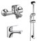 ROSSINKA  Набор смесителей для ванны, цвет хром, поверхность глянцевая SET35-83