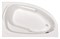 CERSANIT Ванна асимметричная JOANNA 140x90 правая WA-JOANNA*140-R