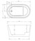 ABBER 130x75 Ванна акриловая, высота 63 см AB9277 - фото 65643 ABBER 130x75 Ванна акриловая, высота 63 см AB9277 - фото 65643