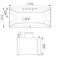 GEMY 177x81 Ванна акриловая гидромассажная, высота 60 см G9076 B