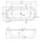 BELBAGNO BB12 Ванна акриловая отдельностоящая BB12