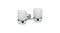 FIXSEN Kvadro Подстаканник двойной, цвет хром FX-61307 - фото 68742 FIXSEN Kvadro Подстаканник двойной, цвет хром FX-61307 - фото 68742