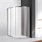 CEZARES MOLVENO-RH-1 Душевой уголок асимметричный двери раздвижные, стекло 6 мм, устанавливается на левую или правую стороны CEZARES MOLVENO-RH-1