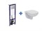 IDEAL STANDARD  Комплект инсталляции с кнопкой  W3710AA и подвесного унитаза T331101 с крышкой T67940 (SoftClose) W990101 W990101