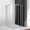 CEZARES MOLVENO-A-22 Душевой уголок квадратный двери раздвижные, стекло 6 мм, устанавливается на левую или правую стороны CEZARES MOLVENO-A-22