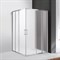 CEZARES MOLVENO-A-22 Душевой уголок квадратный двери раздвижные, стекло 6 мм, устанавливается на левую или правую стороны CEZARES MOLVENO-A-22