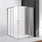 CEZARES MOLVENO-A-22 Душевой уголок квадратный двери раздвижные, стекло 6 мм, устанавливается на левую или правую стороны CEZARES MOLVENO-A-22