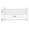 WASSERKRAFT Lippe K-6511 Полка для полотенец K-6511
