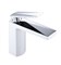 BOHEME Смеситель для умывальника VENTURO белый + хром BOHEME-371-W