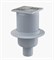 ALCA PLAST Сливной трап, 105х105/50 мм, прямая подводка, решетка из нержавеющей стали , гидрозатвор мокрый APV2