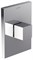 JACOB DELAFON Modulo Встроенный переключатель на три выхода, квадратный дизайн лицевой панели - фото 97015